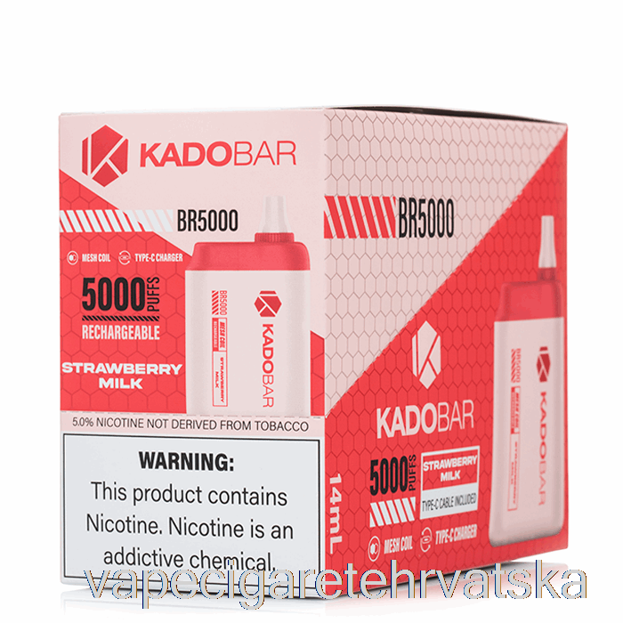 Vape Cigarete [5-pack] Kado Bar Br5000 Za Jednokratnu Upotrebu